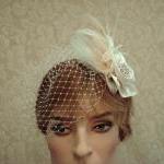 Flower Feather Fascinator, ..