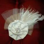 Flower Feather Fascinator, ..