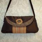 Brown And Gold Tweed And Ta..