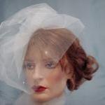 Tulle Birdcage Veil / Weddi..