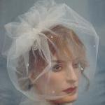 Tulle Birdcage Veil / Weddi..