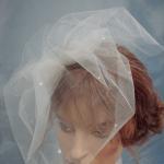 Tulle Birdcage Veil / Weddi..