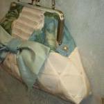 Large Clutch With Silk Bow ..