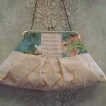 Large Clutch With Silk Bow ..