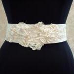 Beaded Wedding Sash Belt / ..