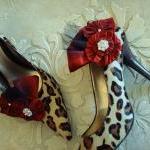 Glam Ruby Red And Black Sho..