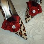 Glam Ruby Red And Black Sho..
