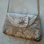 Couture Silk Clutch For Wed..