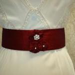 Red Bridal Sash / Red Weddi..