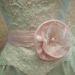 Pink Bridal Sash Belt / Sat..