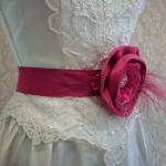 Floral Bridal Sash Belt / B..