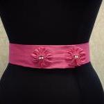 Floral Bridal Sash Belt / B..