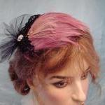  Diva Feather Fascinator Pi..