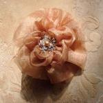 Organza Flower Hair Clip, B..