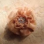 Organza Flower Hair Clip, B..