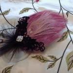 Diva Feather Fascinator Wit..