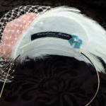Eva Feather Fascinator With..