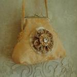 Gold Damask Tidbits Purse w..