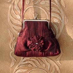 Love That Red Taffeta Purse