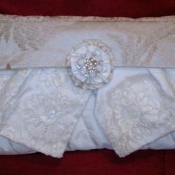 Custom Handcrafted Wedding Clutch For Bride